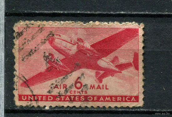 США - 1941 - Авиация - [Mi. 500A] - полная серия - 1 марка. Гашеная.  (Лот 38BY)