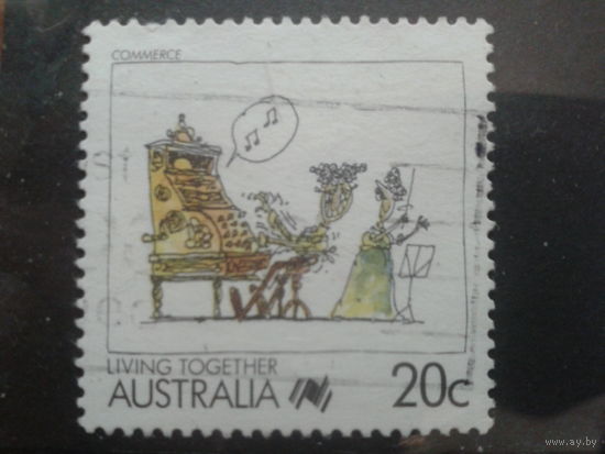 Австралия 1988 Коммерция, комикс 20 центов