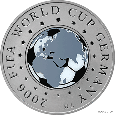 Монета. "Чемпионат мира по футболу 2006 года".20рублей(С98)