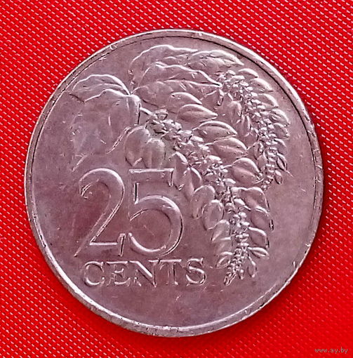 36-04 Тринидад и Тобаго, 25 центов 2005 г.
