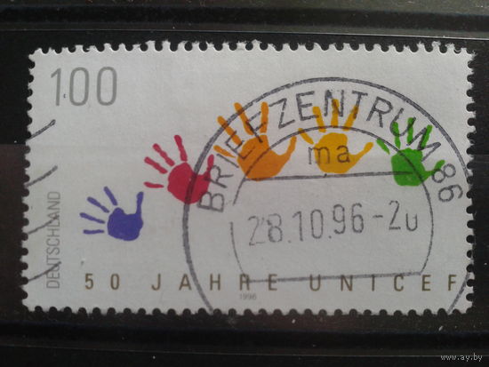 Германия 1996 50 лет ЮНИСЕФ Михель-0,9 евро гаш.