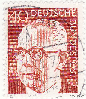 Густав Хайнеман (1899-1976), 3-й федеральный президент 1971 год