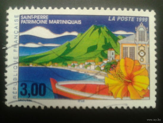Франция 1999 Мартиника, колония Франции