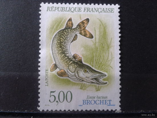 Франция 1990 Щука* Михель-2,2 евро