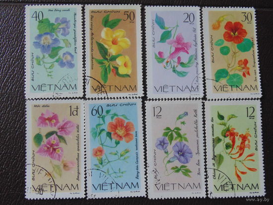 Вьетнам 1980 г. Цветы.