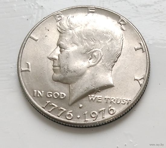 США 1/2 доллара, 1976 200 лет независимости США "D" - Денвер 1-12-14