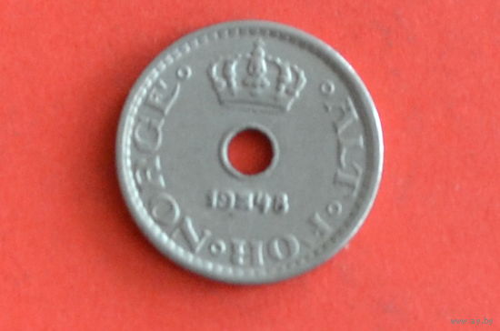 Норвегия 10 эре 1948