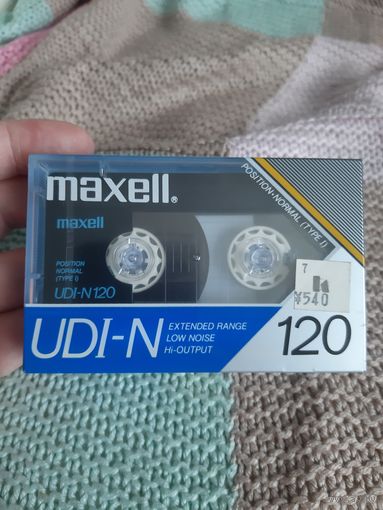 Кассета maxell UDI-N120. 1987 год.