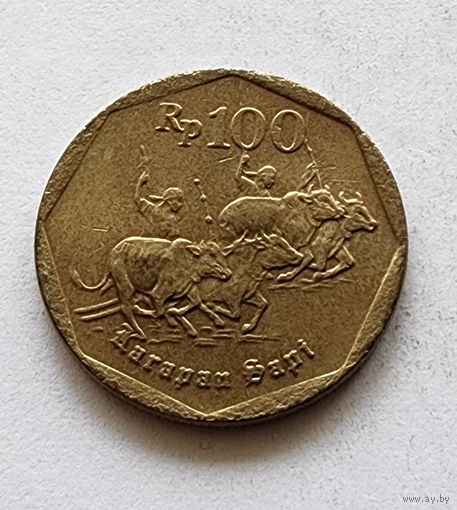 Индонезия 100 рупий, 1996
