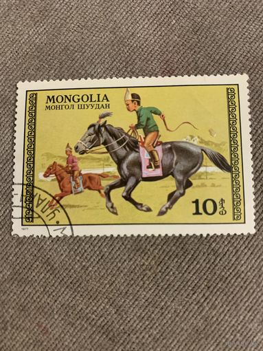 Монголия 1977. Наездник