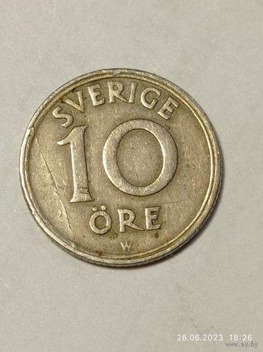 Швеция 10 эре  1923  года .