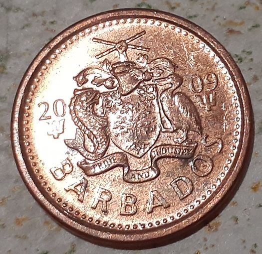 Барбадос 1 цент 2009 (7-3-77)