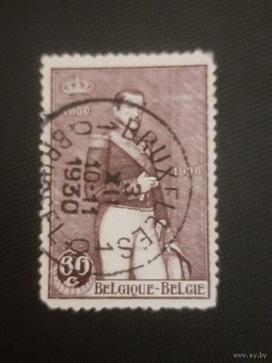 Бельгия. Леопольд 1. 1930г. гашеная