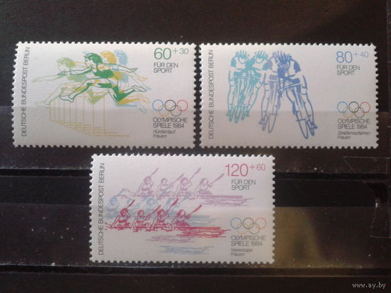 Берлин 1984 Олимпиада в Лос-Анджелесе Михель-8,0 евро полная серия