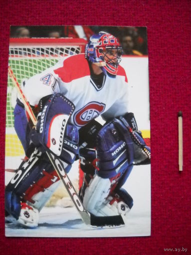 Карточка НХЛ "NHl" Jocelyn Thibault. St. Montreal Canadiens. Panini.