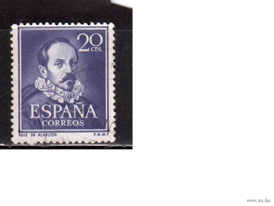 Испания-1950 (Мих.974) гаш. ,  Стандарт, Личности, (одиночка)