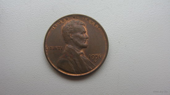 США 1 цент 1956 D