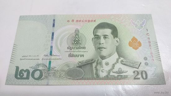 Таиланд 20 бат 2018 unc
