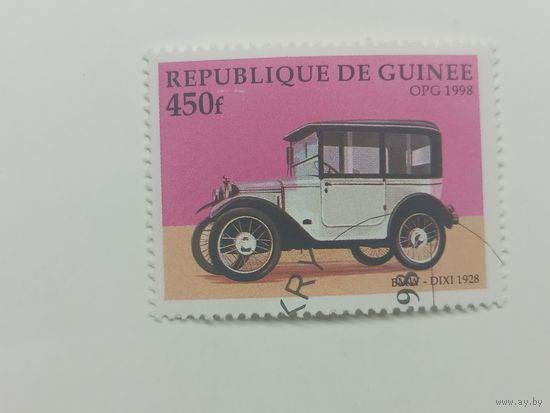 Гвинея 1998. Антикварные автомобили