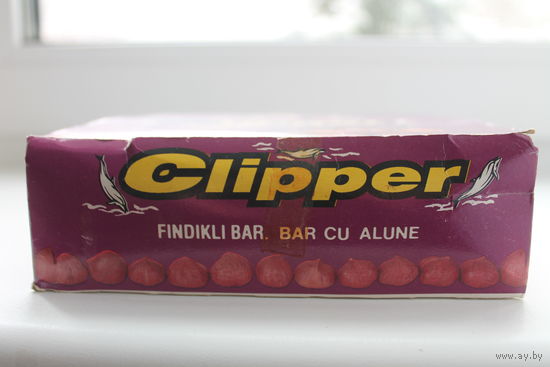 Коробка от шоколадного батончика Clipper из 90-х