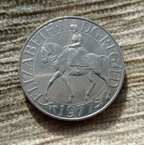 Werty71 Великобритания 1 крона 25 пенсов 1977 Cеребряный юбилей царствования Елизаветы 2