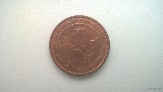 Эстония 2 евроцента, 2012г.