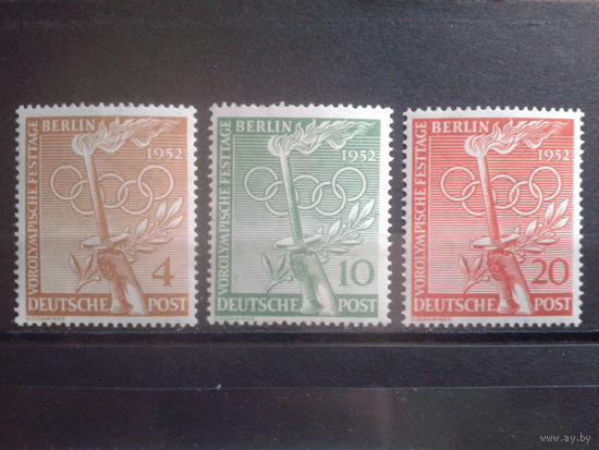 Берлин 1952 Олимпийские игры** полная серия Михель-36,0 евро