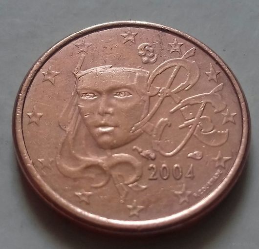1 евроцент, Франция 2004 г.