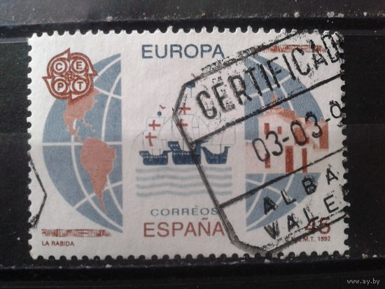 Испания 1992 Европа, 500 лет открытия Америки