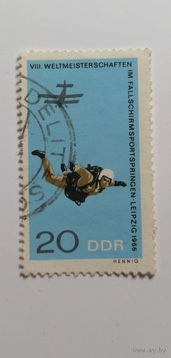 ГДР 1966. Чемпионат мира по прыжкам с парашютом