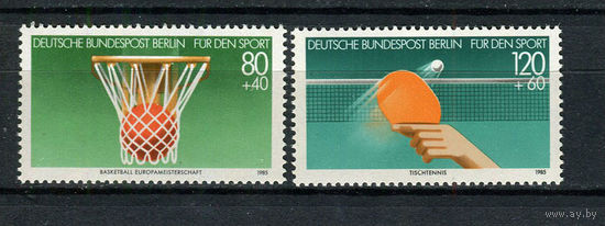 Западный Берлин - 1985 - Спорт - [Mi. 732-733] - полная серия - 2 марки. MNH.  (Лот 98Dc)