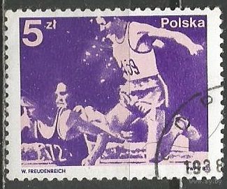 Польша. Польские медалисты олимпиады Москва'80. 1983г. Mi#2862.