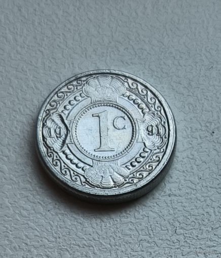 Нидерландские Антильские острова 1 цент, 1991  4-4-34