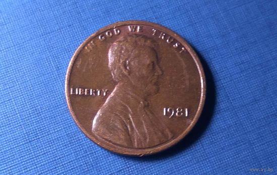 1 цент 1981. США.