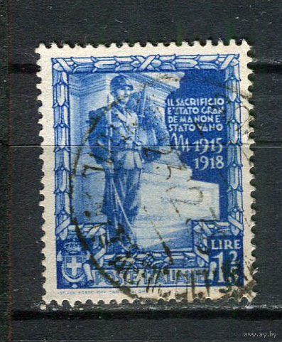 Королевство Италия - 1938 - Могила Неизвестного Солдата 1,25L - [Mi.610] - 1 марка. Гашеная.  (Лот 38Eu)-T5P4