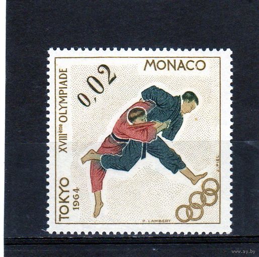Монако.Спорт.Дзю-до.Олимпийские игры.Токио.1964.