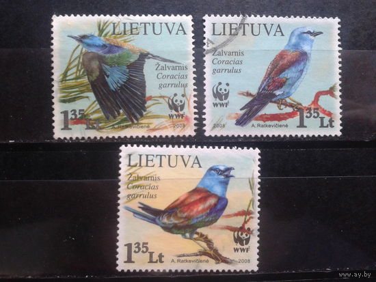 Литва 2008 WWF Птицы