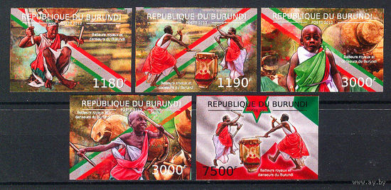 2012 Бурунди. Королевские барабанщики и танцоры Бурунди