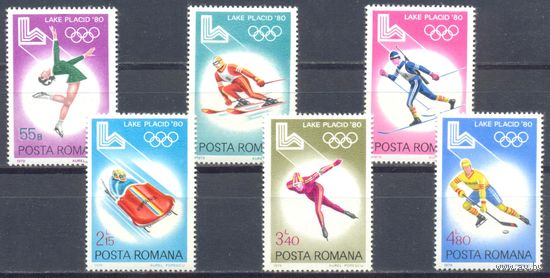 Румыния 1979 Ол. Игры в Лейк-Плэсиде, 6 марок