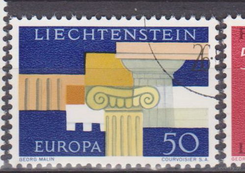 Евросепт Марки Европы Лихтенштейн 1963 год Лот 55 около 30 % от каталога по курсу 3 р  ПОЛНАЯ СЕРИЯ