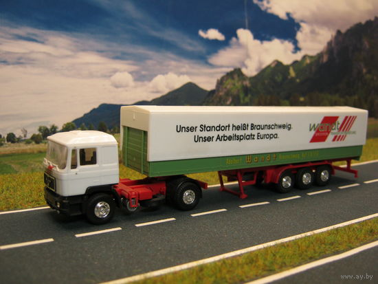 Модель грузового автомобиля MAN(8). Масштаб НО-1:87.