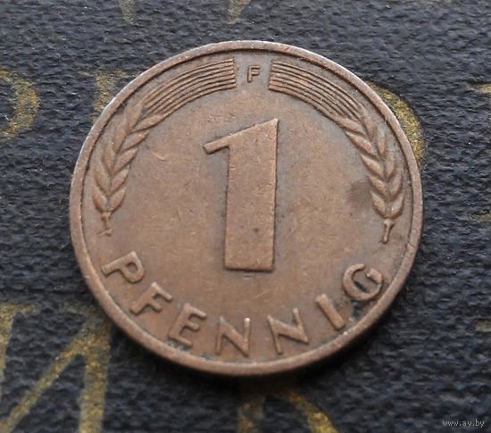 1 пфенниг 1950 (F) Германия ФРГ #16