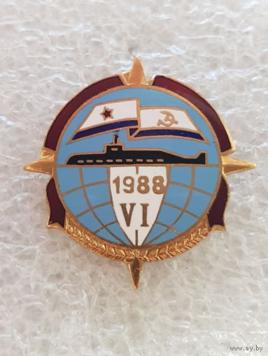 VI соединение атомных подводных лодок ВМФ СССР 1988*
